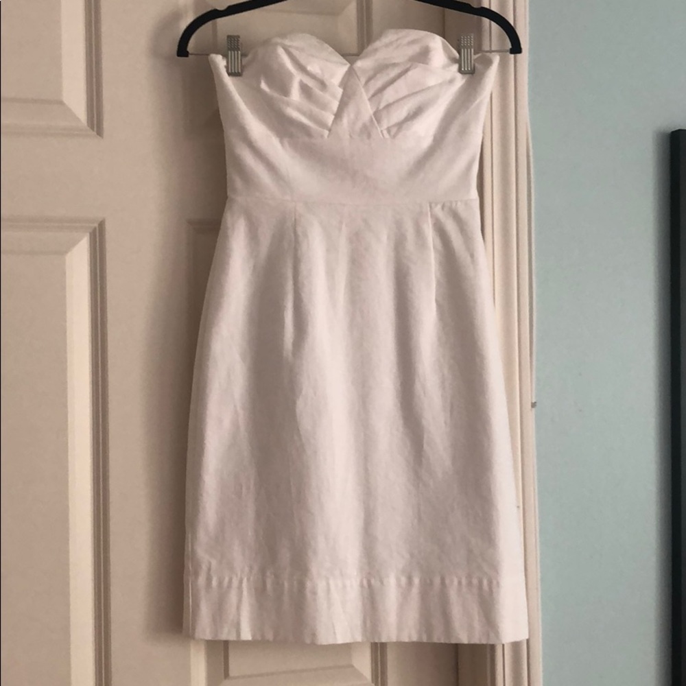 White, White House Black Market Cocktail Dress